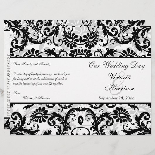 Het zwarte, Witte, Grijze programma van het Berich (Voorkant / Achterkant)