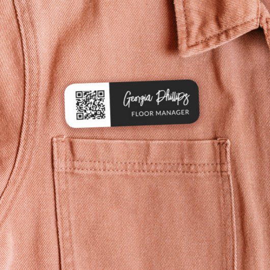 Het zwarte & Witte Manuscript van de Borstel van d Naamplaatje