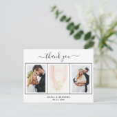 Het zwarte witte manuscript van de foto van het hu briefkaart (Staand voorkant)