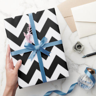 Het zwarte Witte verpakkende document van de Cadeaupapier