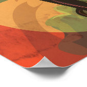 Het zwarte woud vintage Travel Poster. Poster (Hoek)