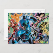 Het zwartste Grappige Comité van de Nacht - Kleur Briefkaart (Voorkant / Achterkant)