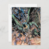 Het zwartste Schilderen van de Groep van de Nacht Briefkaart (Voorkant / Achterkant)