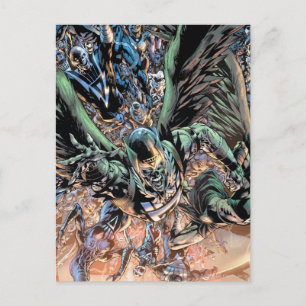 Het zwartste Schilderen van de Groep van de Nacht Briefkaart