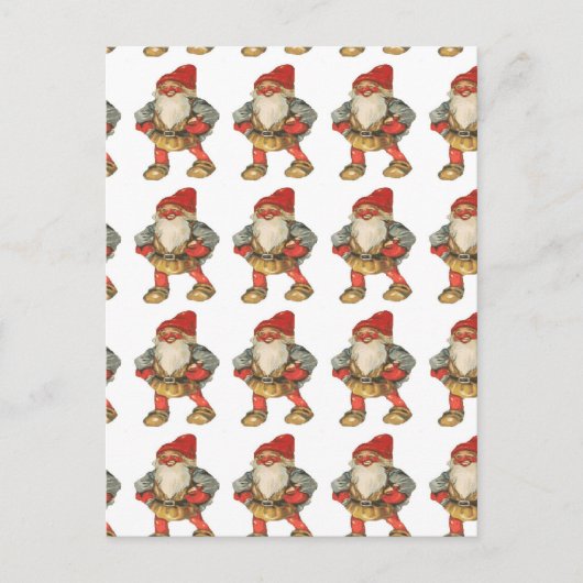 Het Zweedse Elf van Kerstmis Feestdagenkaart (Voorkant)