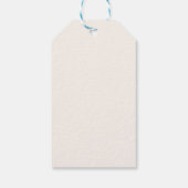 Het Zwembad Verjaardagsfeest Cadeaulabel (Achterkant)