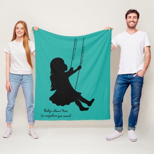 Het zwemmen aan de Wolken (M) Fleece Deken (In situ)