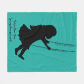 Het zwemmen aan de Wolken (M) Fleece Deken (Voorkant (Horizontaal))