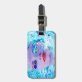 Het zwemmen in het Blauwe Bagagelabel (Voorkant verticaal)
