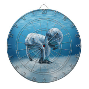 Het Zwemmen twee Manatees Dartbord