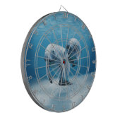 Het Zwemmen twee Manatees Dartbord (Voorkant Links)