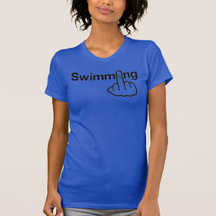 Het Zwemmen van de t-shirt Tik