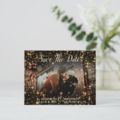 Het zwemmen van het Zwemelen van het Berichten Spa Feestdagenkaart (Staand voorkant)