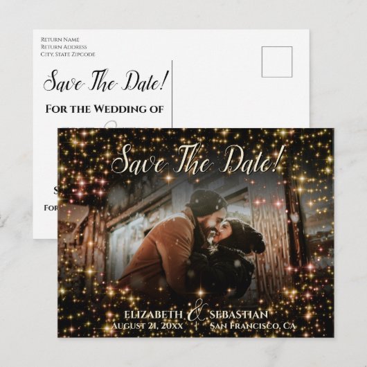 Het zwemmen van het Zwemelen van het Berichten Spa Feestdagenkaart (Voorkant / Achterkant)