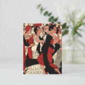 Het zwerven 20 s briefkaart (Staand voorkant)