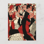 Het zwerven 20 s briefkaart (Voorkant)