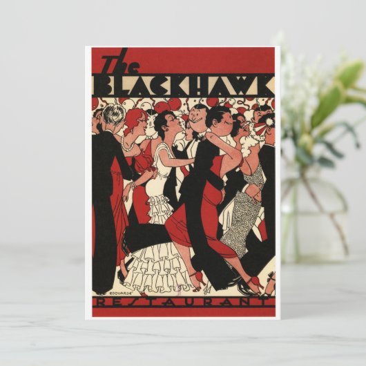 Het zwerven 20 s kaart (Staand voorkant)