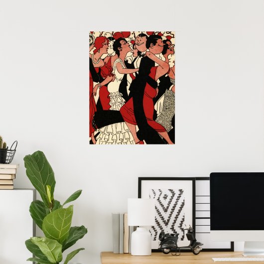 Het zwerven 20 s poster (Thuiskantoor)