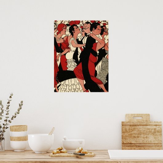 Het zwerven 20 s poster (Keuken)