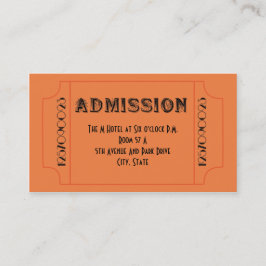 Het zwerven van 20 Speakeasy de Tickets van de Par