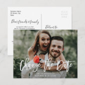 Het zwerven verandert de datumfoto briefkaart (Voorkant / Achterkant)