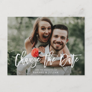 Het zwerven verandert de datumfoto briefkaart