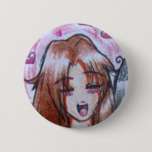 Hetalia GenderBend- femItalië Ronde Button 5,7 Cm (Voorkant)