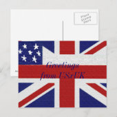 Hetalia: Groeten uit de VSxUK Briefkaart (Voorkant / Achterkant)
