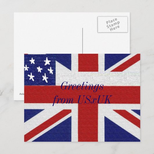 Hetalia: Groeten uit de VSxUK Briefkaart (Voorkant / Achterkant)