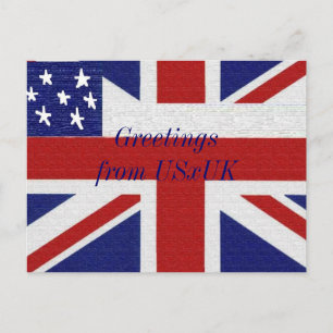 Hetalia: Groeten uit de VSxUK Briefkaart