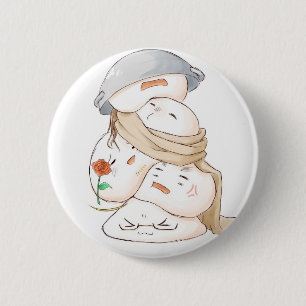 Hetalia Mochi Pin Ronde Button 5,7 Cm