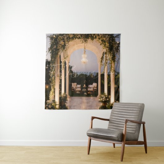 #HetBeginvanAltijdTapijt Wandkleed (In situ)