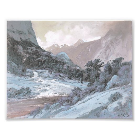 Hetch_Hetchy_Side_Canyon, door William_Keith (mod) Foto Afdruk (Voorkant)