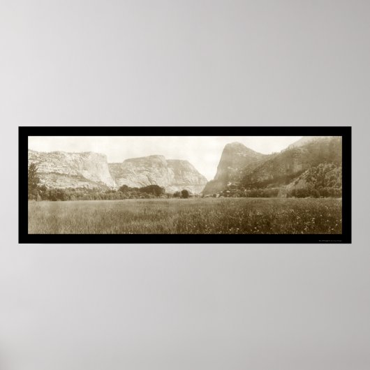 Hetch Hetchy Valley Foto 1911 Poster (Voorkant)