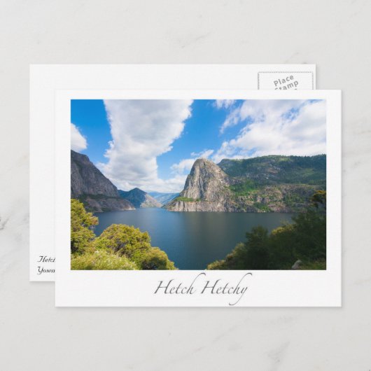 Hetch Hetchy Yosemite Postcard Briefkaart (Voorkant / Achterkant)
