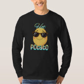 hete aardappel | Grappige aardappelpun T-shirt (Voorkant)