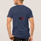 hete aardappel | Grappige aardappelpun Tri-Blend Shirt (Achterkant)