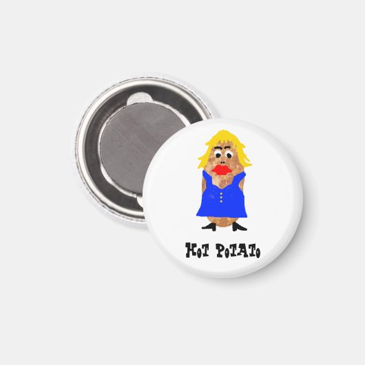Hete Aardappel Items Magneet (Voorkant / Achterkant)