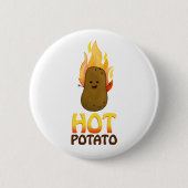 Hete Aardappel Ronde Button 5,7 Cm (Voorkant)