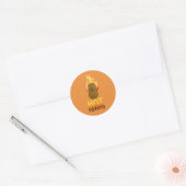 Hete Aardappel Ronde Sticker (Envelop)