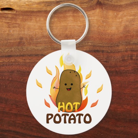 hete aardappel sleutelhanger (Voorkant)
