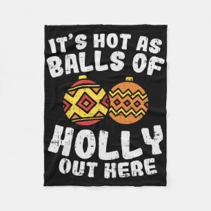 Hete als van Holly Grappige kerst in juli zomer Gi Fleece Deken