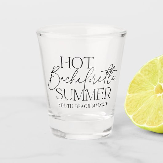 Hete Bachelorette Zomer Aangepaste Bachelorette Fe Shot Glas (Voorkant)