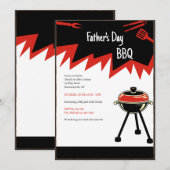 Hete BBQ-grill Kaart (Voorkant / Achterkant)