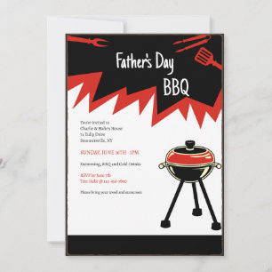 Hete BBQ-grill Kaart