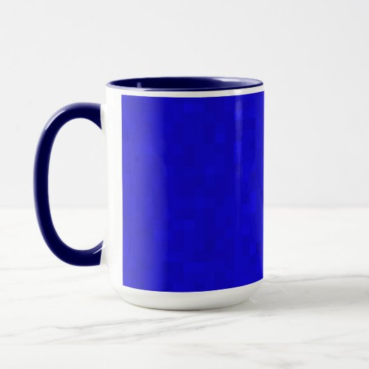 Hete Blauwe Mozaïek Tegels, Mok (Links)