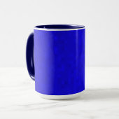 Hete Blauwe Mozaïek Tegels, Mok (Voorkant links)