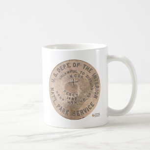 hete bronnen US Dept Of The Interior Cadeaus Kledi Koffiemok