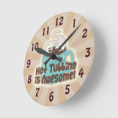 Hete buikmoerassen ronde klok (Hoek)