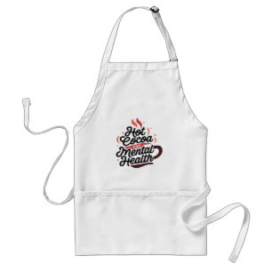 Hete cacao en geestelijke gezondheid Custom Schort
